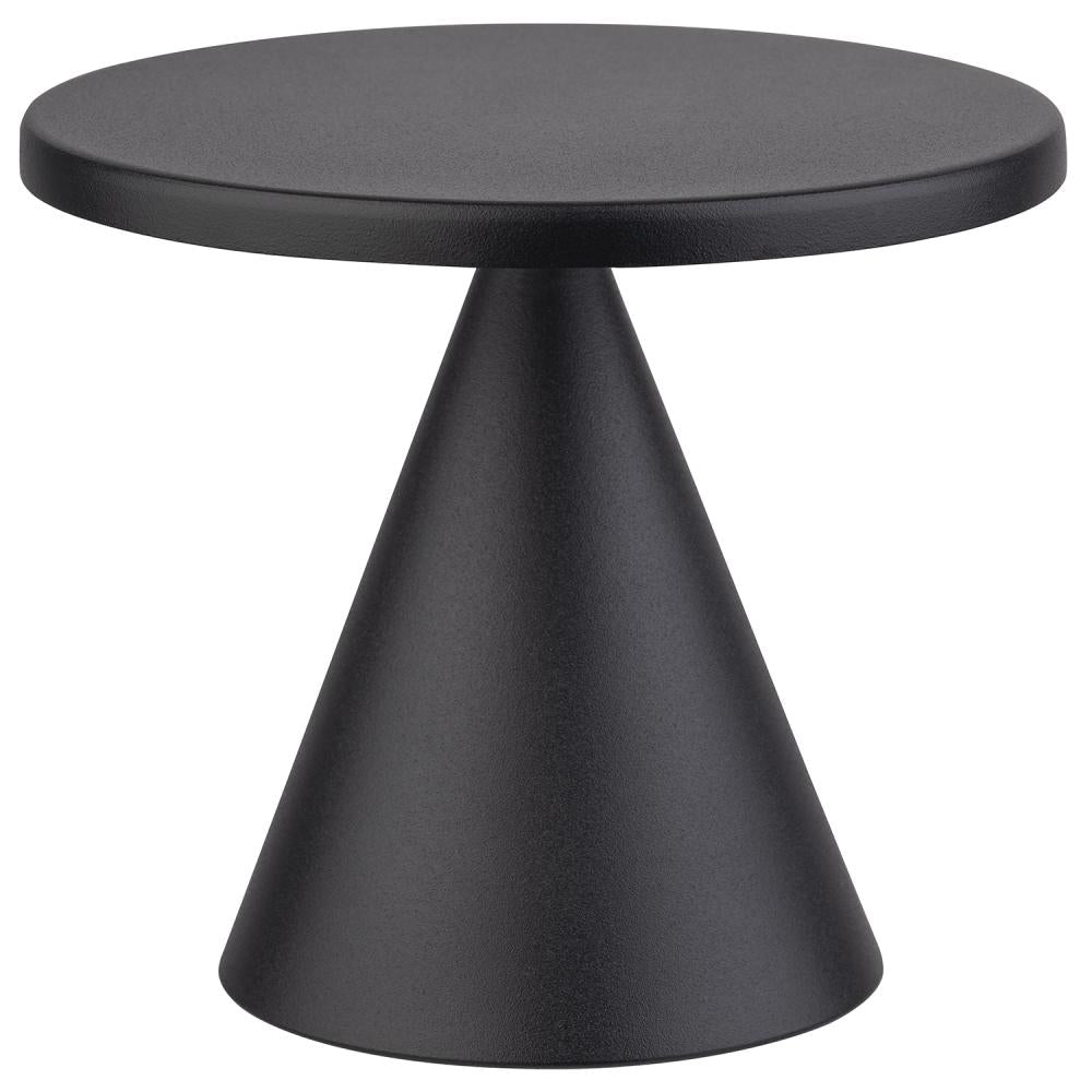 Schwarzer Beistelltisch, modernes Design