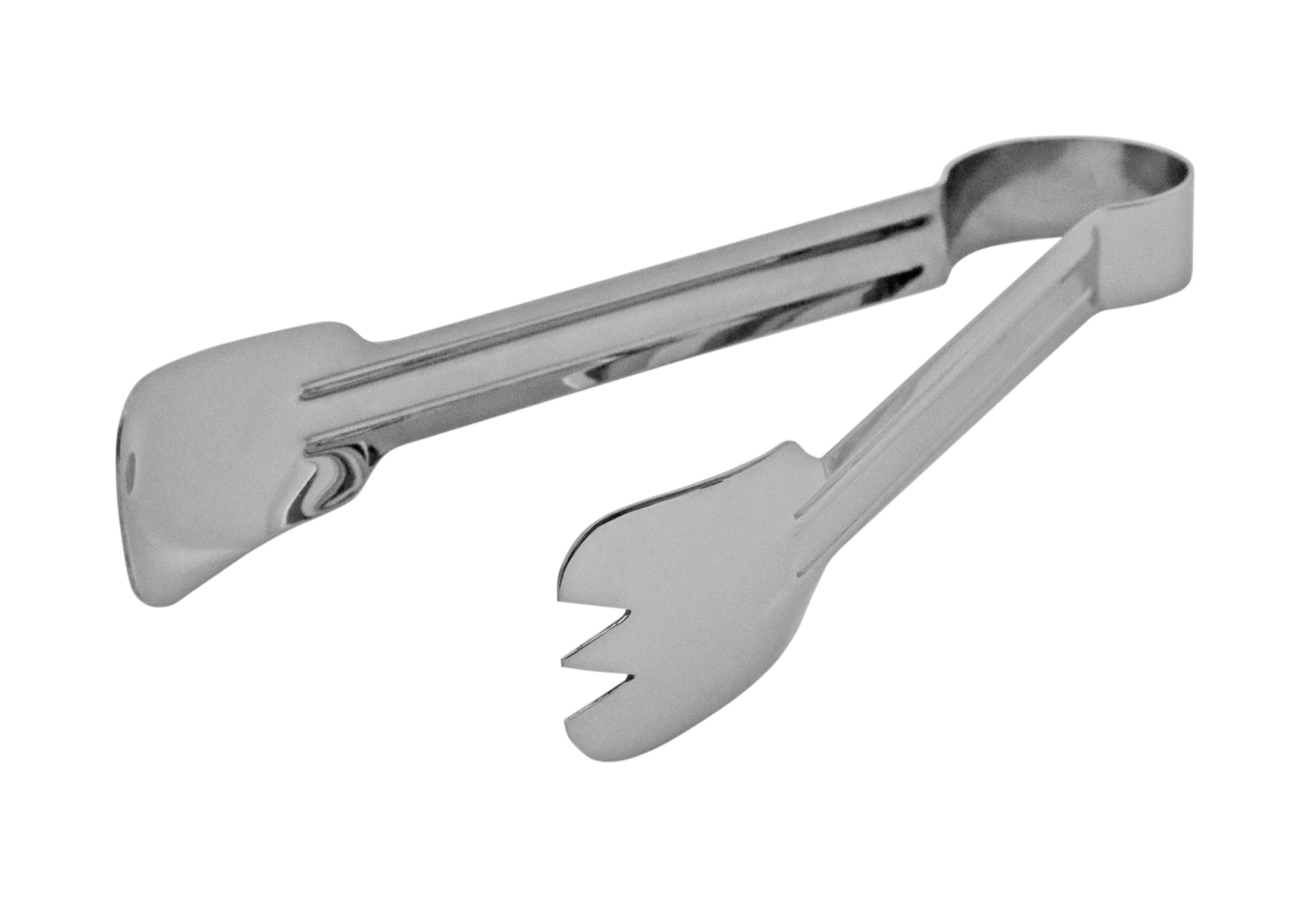 Edelstahl-Zange für Gastronomiebedarf.