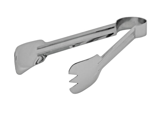 Edelstahl-Zange für Gastronomiebedarf.
