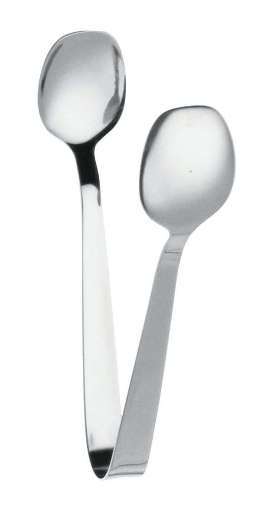 Zwei Löffel als Haken, Edelstahl, minimalistisch