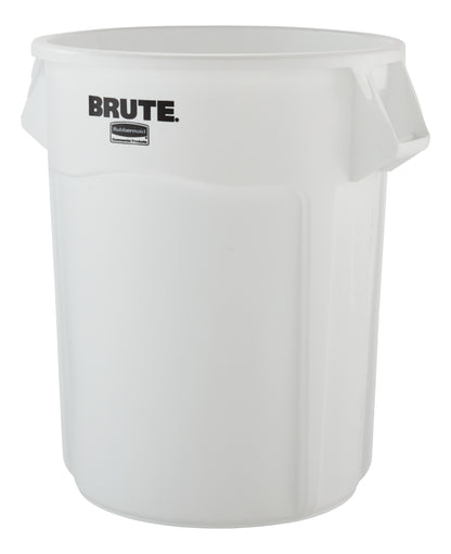 BRUTE® Rundbehälter mit Luftkanälen, 167 l, Weiß