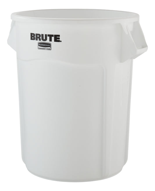 BRUTE® Rundbehälter mit Luftkanälen, 167 l, Weiß