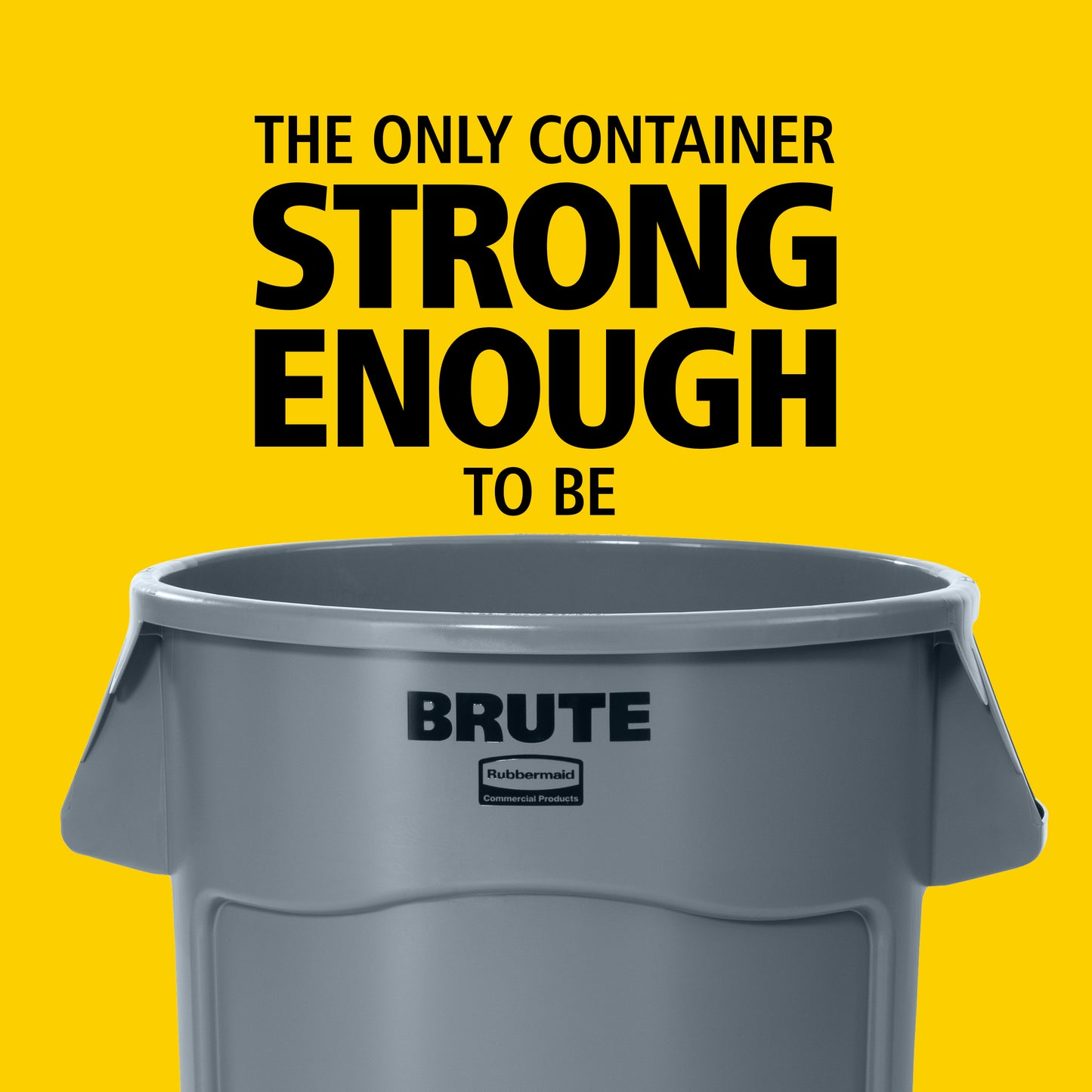 BRUTE® Rundbehälter mit Luftkanälen, 167 l, Weiß