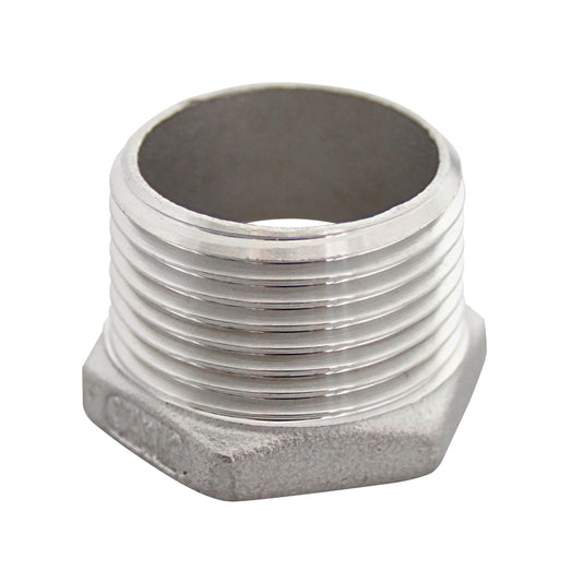 Metallisches Rohrstück für Gastronomie.