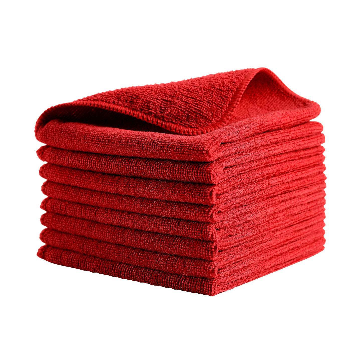 HYGEN™ r‑40 Mikrofasertuch aus Recyclingmaterial, 41 × 41 cm, rot