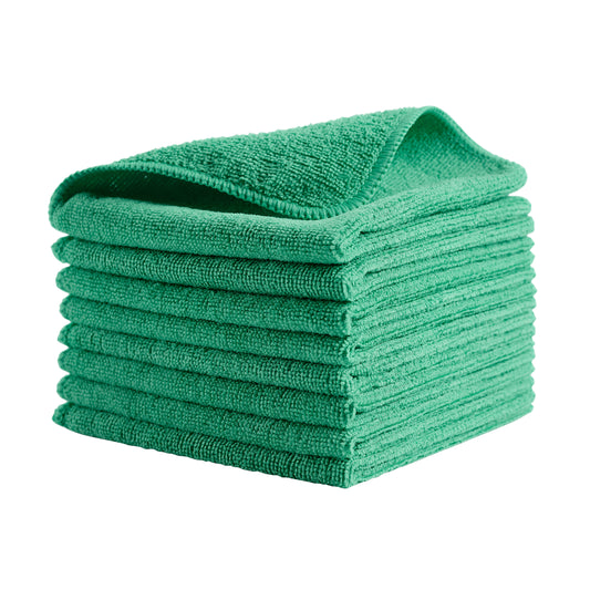 HYGEN™ r‑40 Mikrofasertuch aus Recyclingmaterial, 41 × 41 cm, grün
