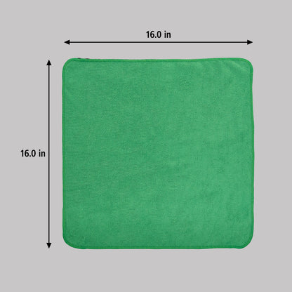 HYGEN™ r‑40 Mikrofasertuch aus Recyclingmaterial, 41 × 41 cm, grün
