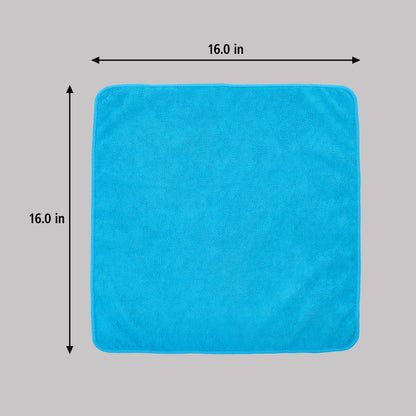 HYGEN™ r‑40 Mikrofasertuch aus Recyclingmaterial, 41 × 41 cm, blau