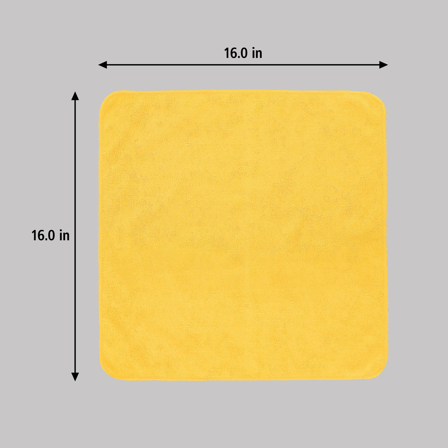 HYGEN™ r‑40 Mikrofasertuch aus Recyclingmaterial, 41 × 41 cm, gelb