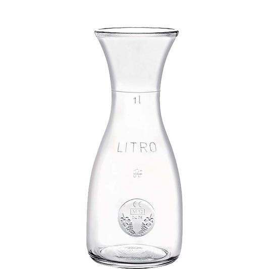 Glas Karaffe mit 1 Liter