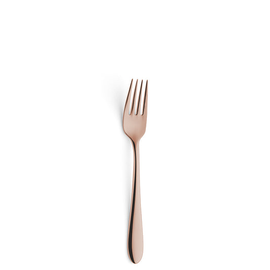 Gabel auf weißem Hintergrund, elegant, modern