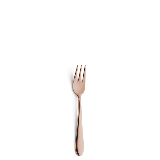 Gabel auf weißem Hintergrund, elegant, minimalistisch