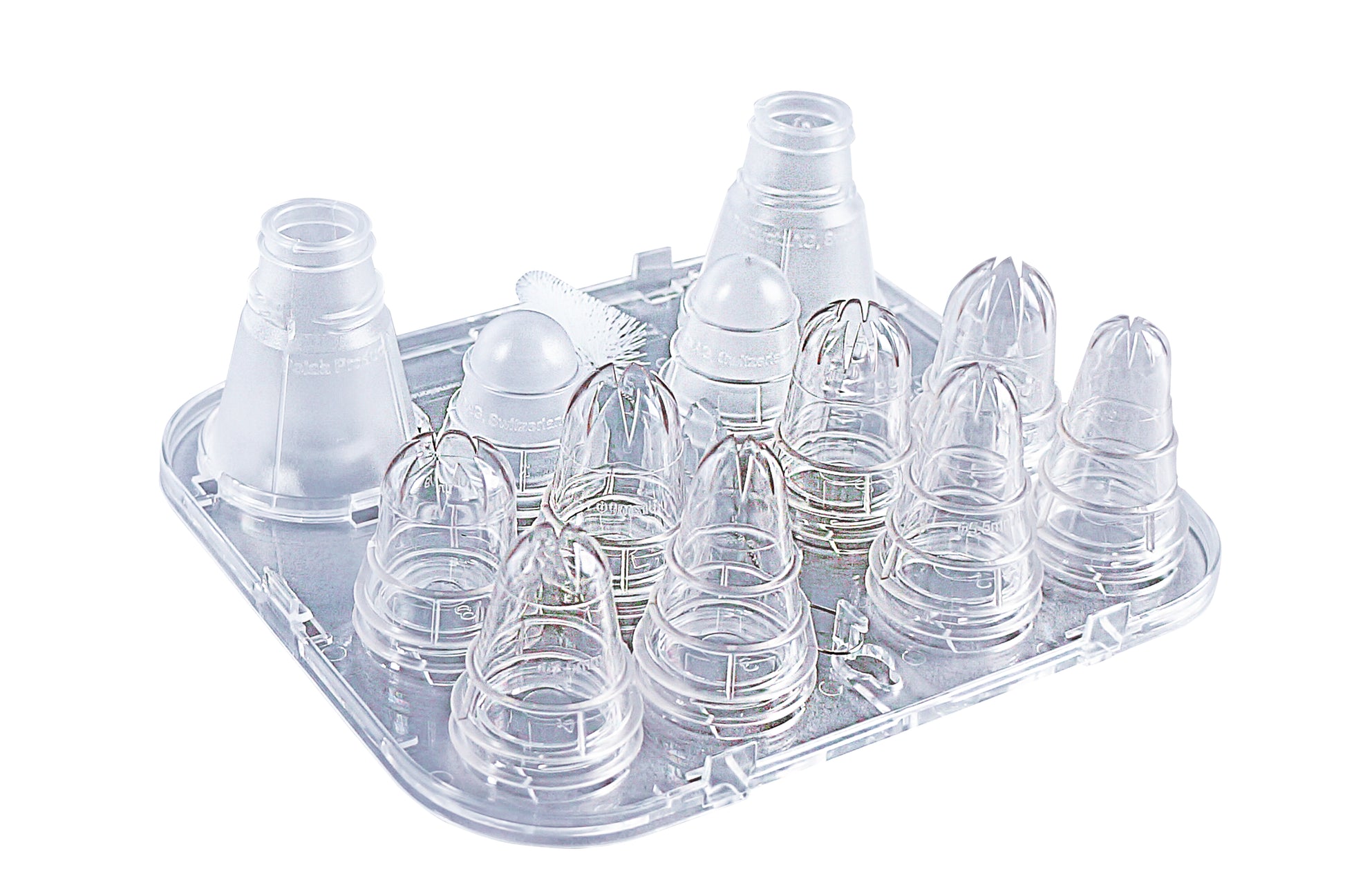 Transparente Becher für Gastronomie.