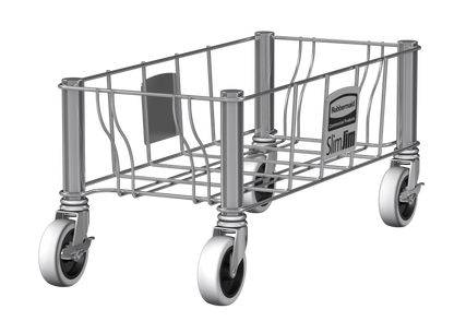 Slim Jim® Transportroller Edelstahl, für 60/87 l Behälter