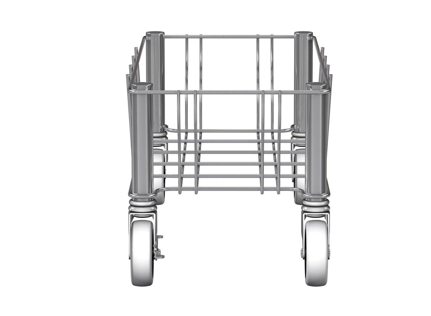 Slim Jim® Transportroller Edelstahl, für 60/87 l Behälter