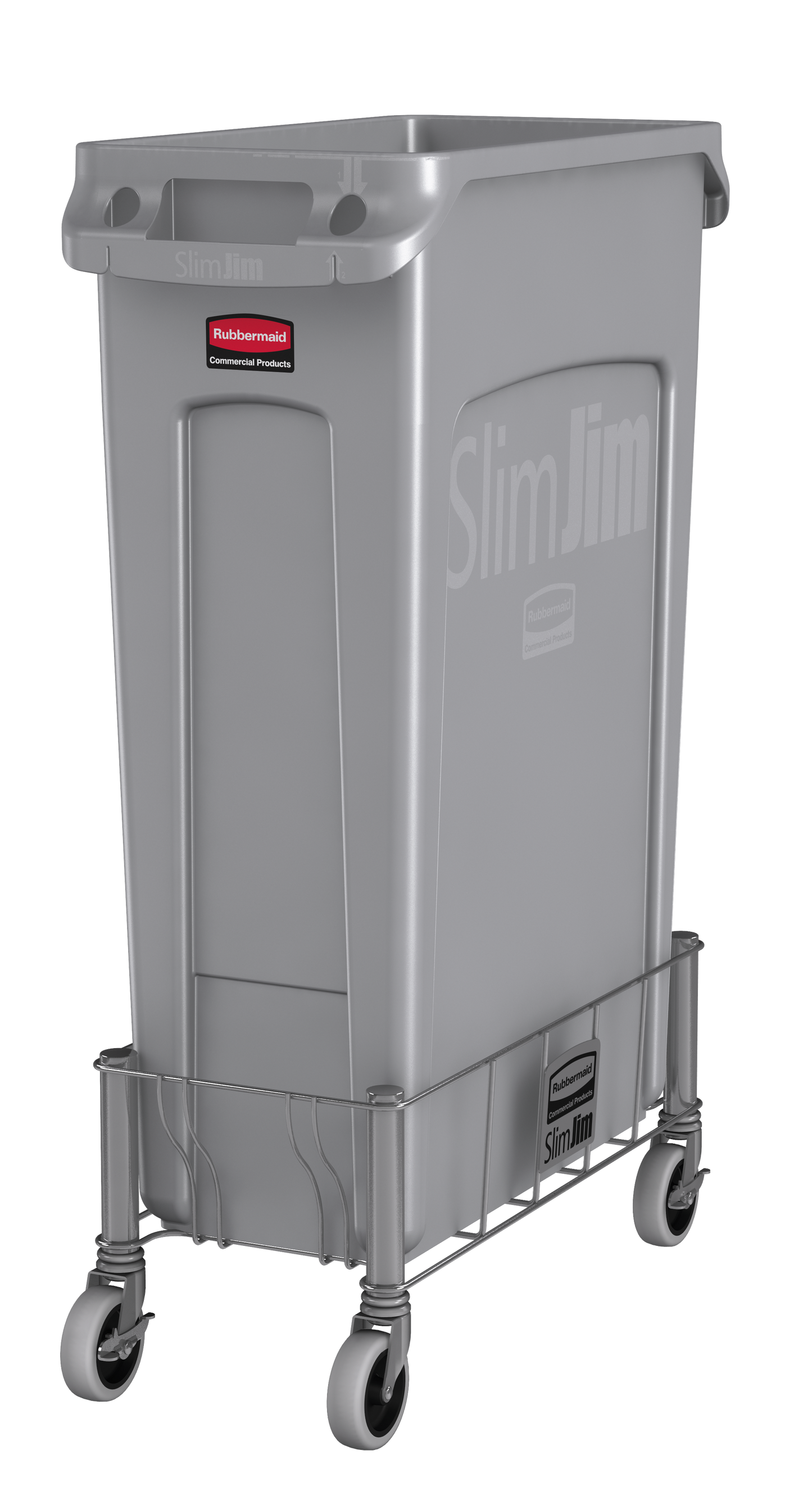 Slim Jim® Transportroller Edelstahl, für 60/87 l Behälter