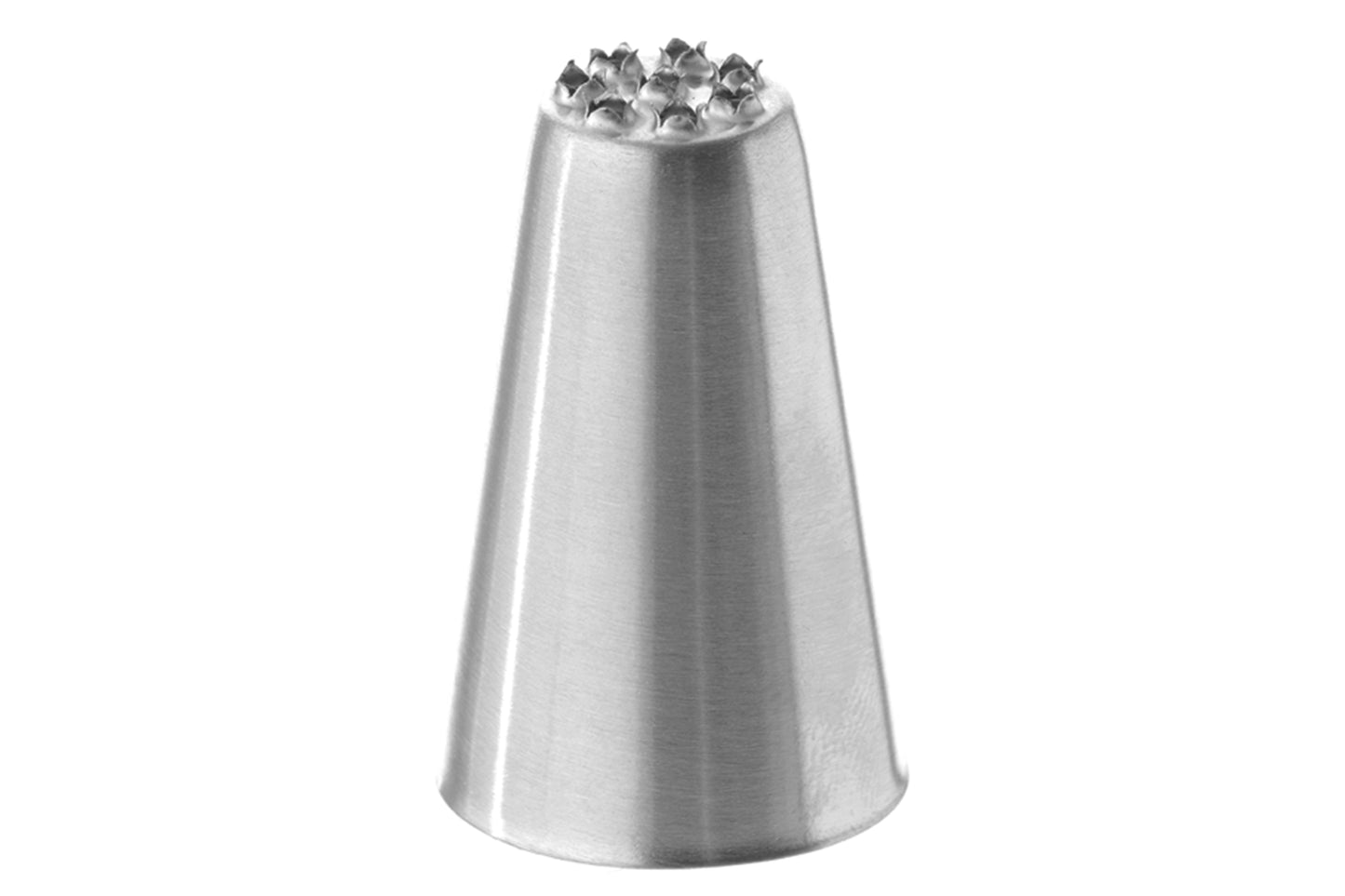 Metallische Spritztülle für Dekoration.