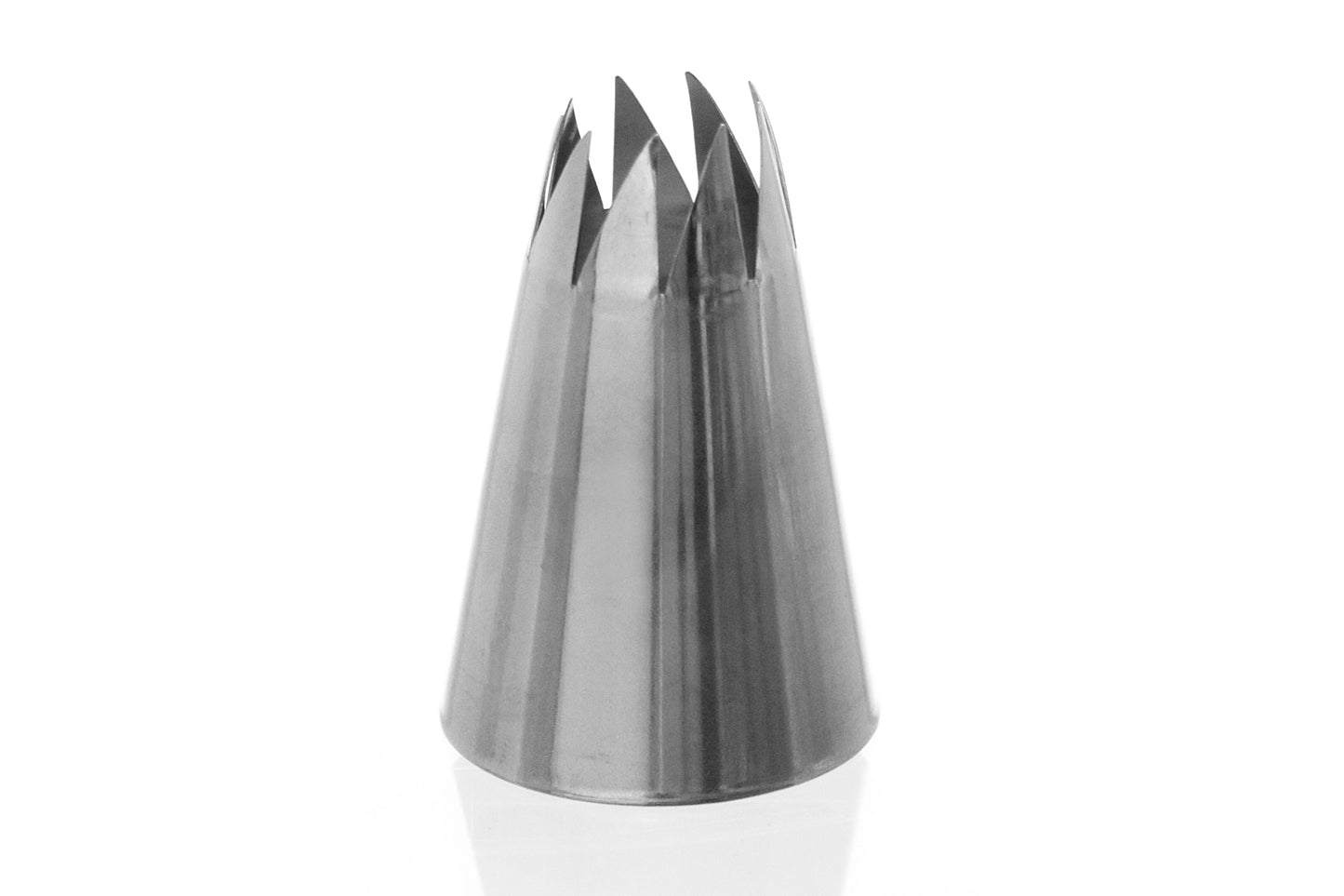 Metallische Spritztülle für Dekoration.