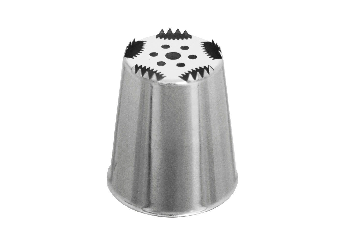 Metallischer Spritzbeutel für Gastronomie.