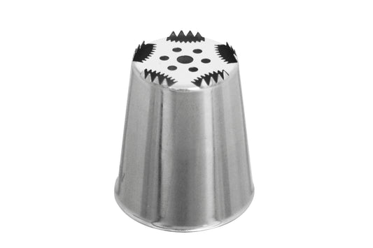 Metallischer Spritzbeutel für Gastronomie.