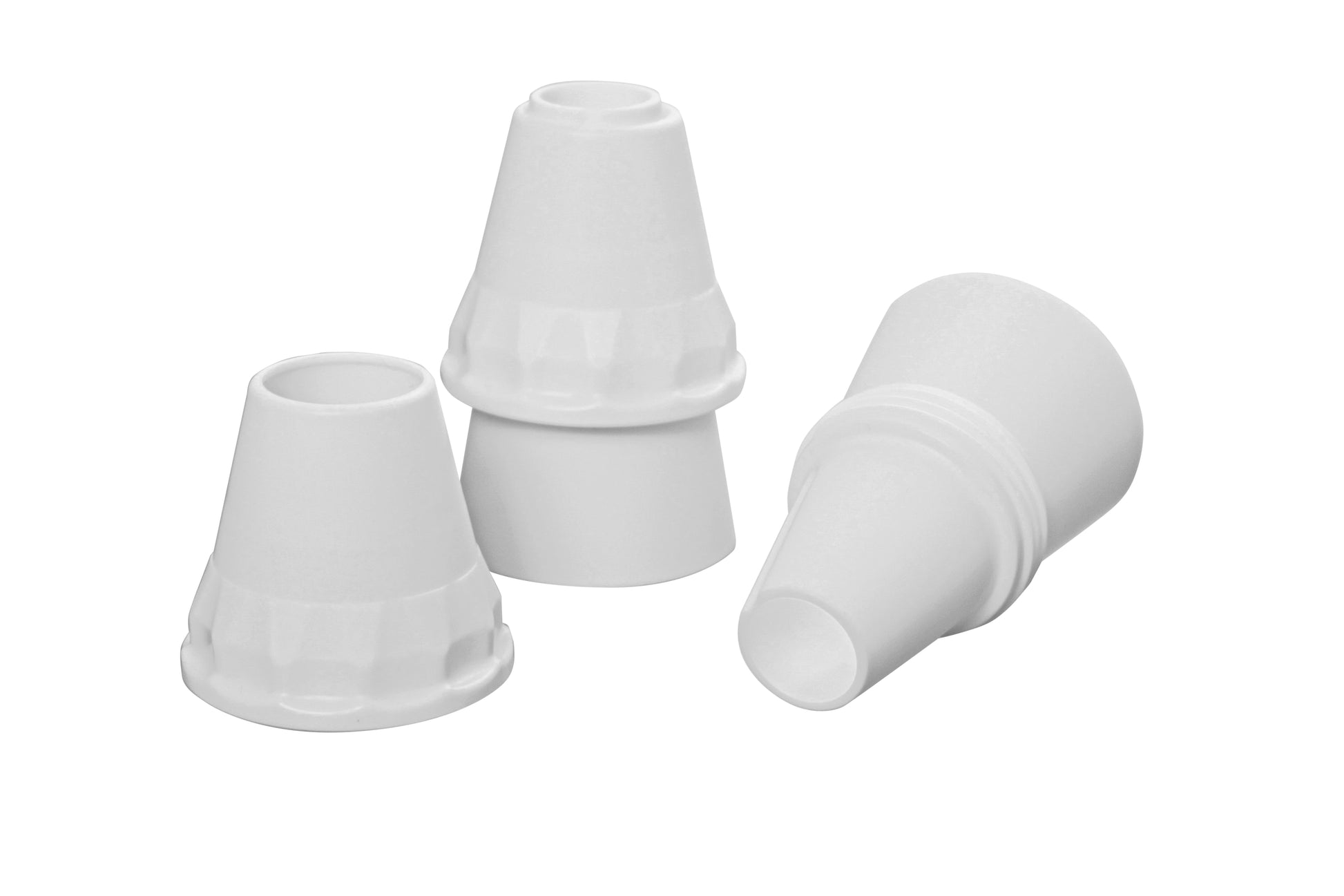 Weiße Kunststoffbecher für Gastronomie.