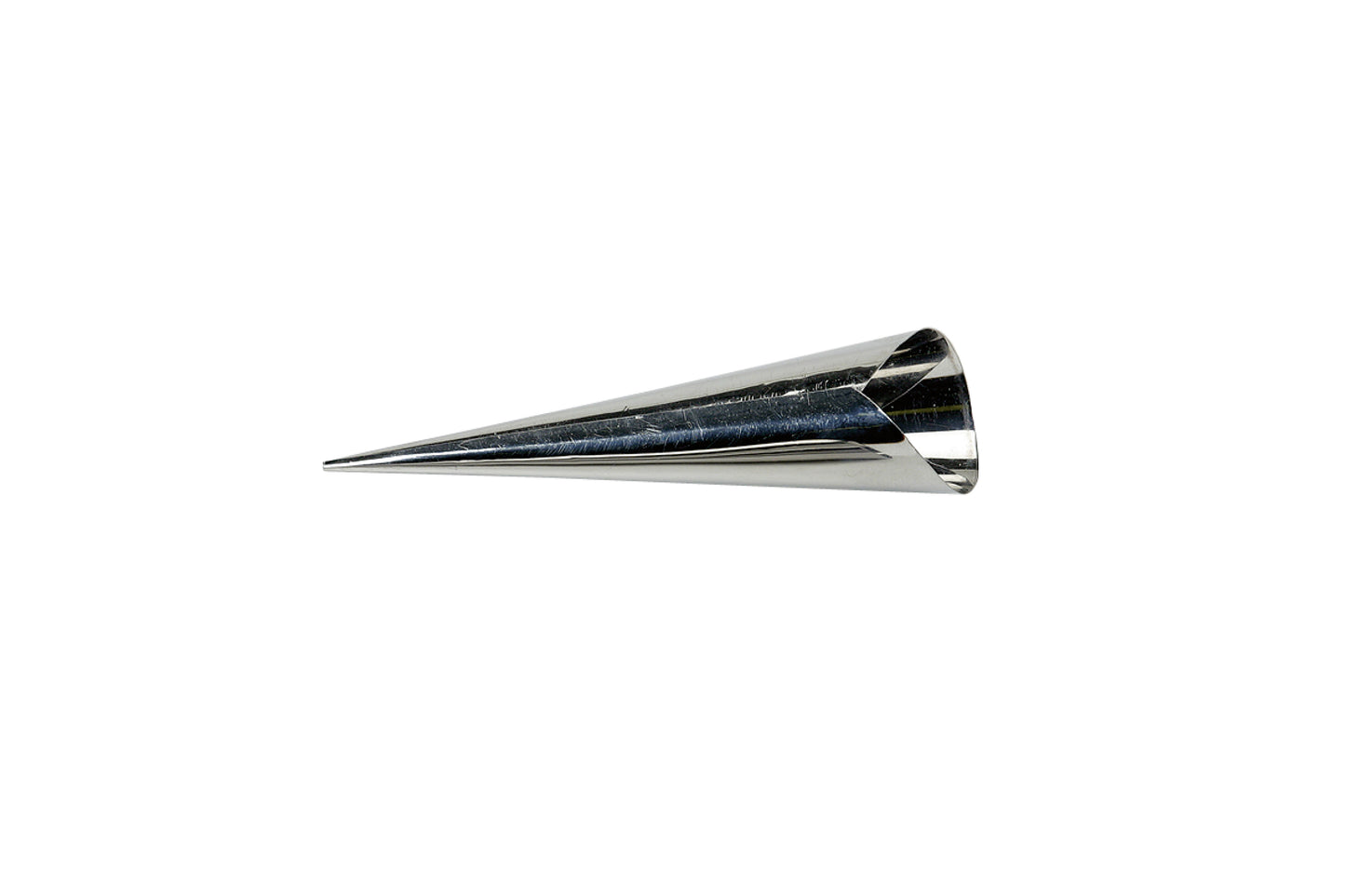 Metallischer Spritzbeutel-Aufsatz.