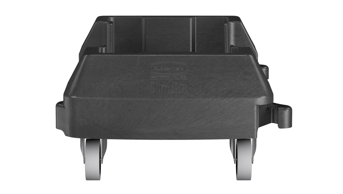 Slim Jim® Transportroller Kunststoff, für 60/87 l Behälter, Schwarz