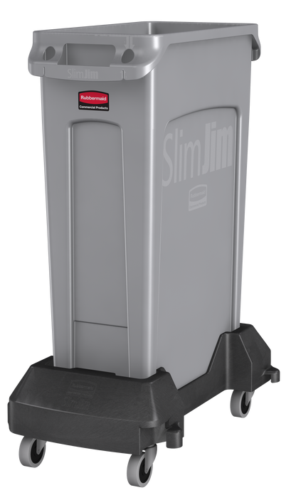 Slim Jim® Transportroller Kunststoff, für 60/87 l Behälter, Schwarz