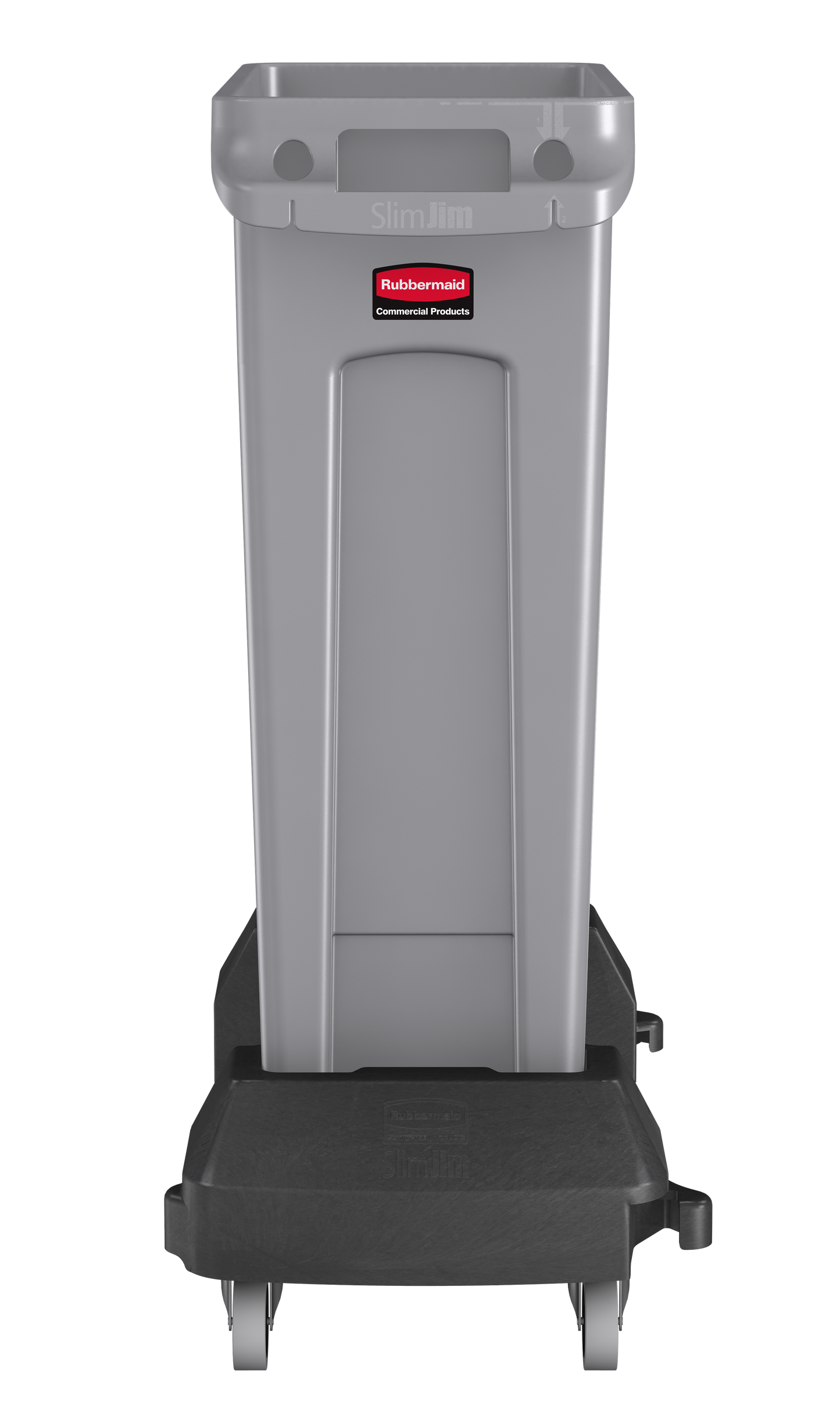 Slim Jim® Transportroller Kunststoff, für 60/87 l Behälter, Schwarz