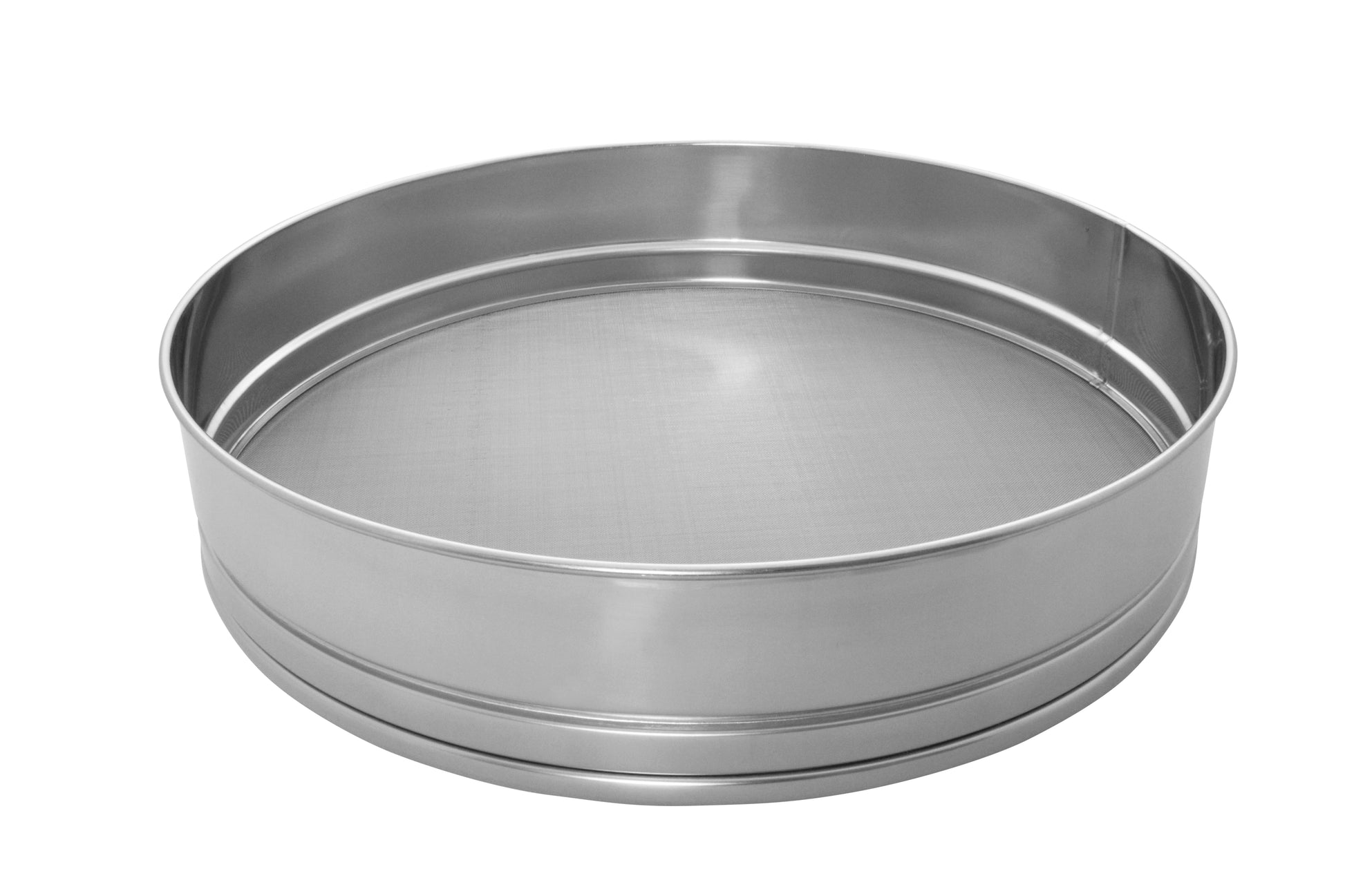 Edelstahl-Sieb für Gastronomiebedarf.