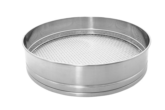 Edelstahl-Sieb für Gastronomiebedarf.