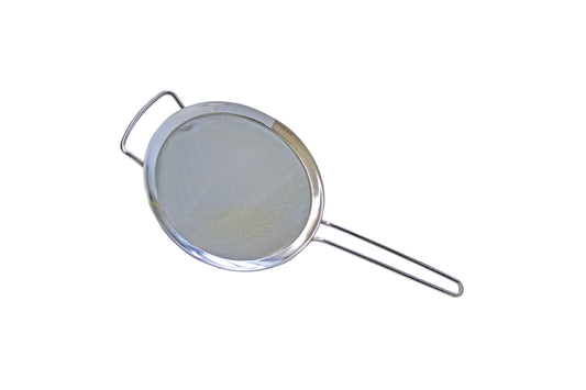 Edelstahl-Sieb für Gastronomiebedarf.