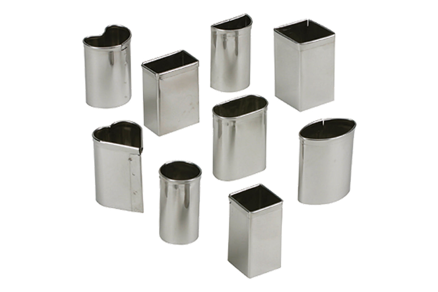 Edelstahlformen für Gastronomieanwendungen.