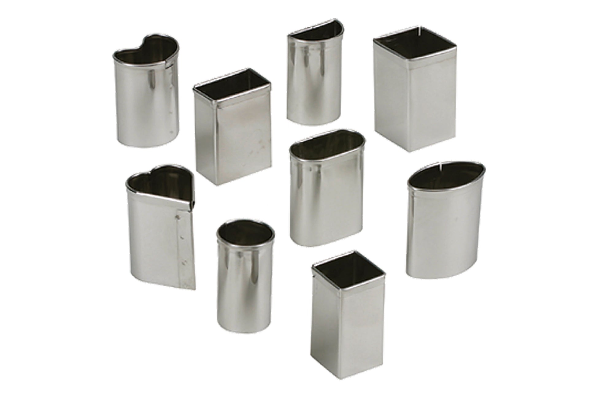 Edelstahlformen für Gastronomieanwendungen.