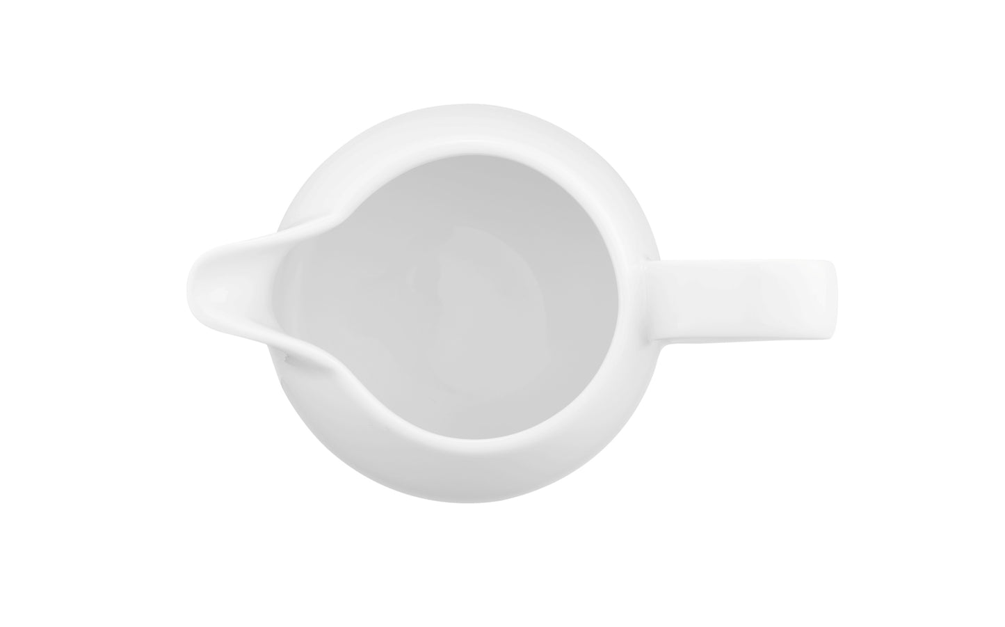 Weiße Kaffeekanne für Gastronomie