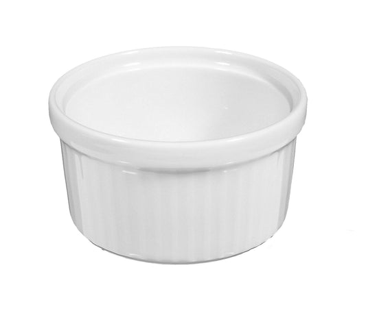 Weiße Porzellan-Ramekin für Gastronomie