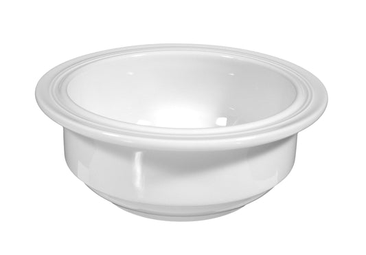 Weiße Suppenschüssel für Gastronomie