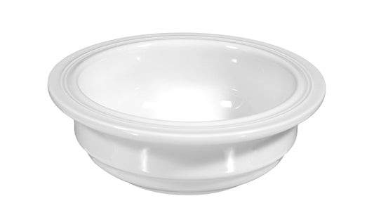 Weiße Servierschüssel aus Keramik