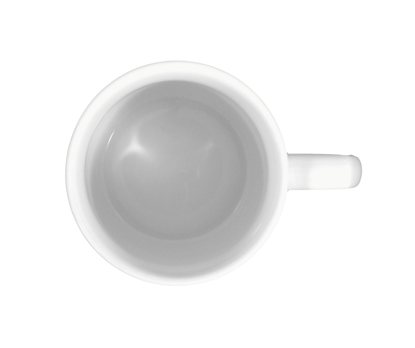 Weiße Keramik-Kaffeetasse