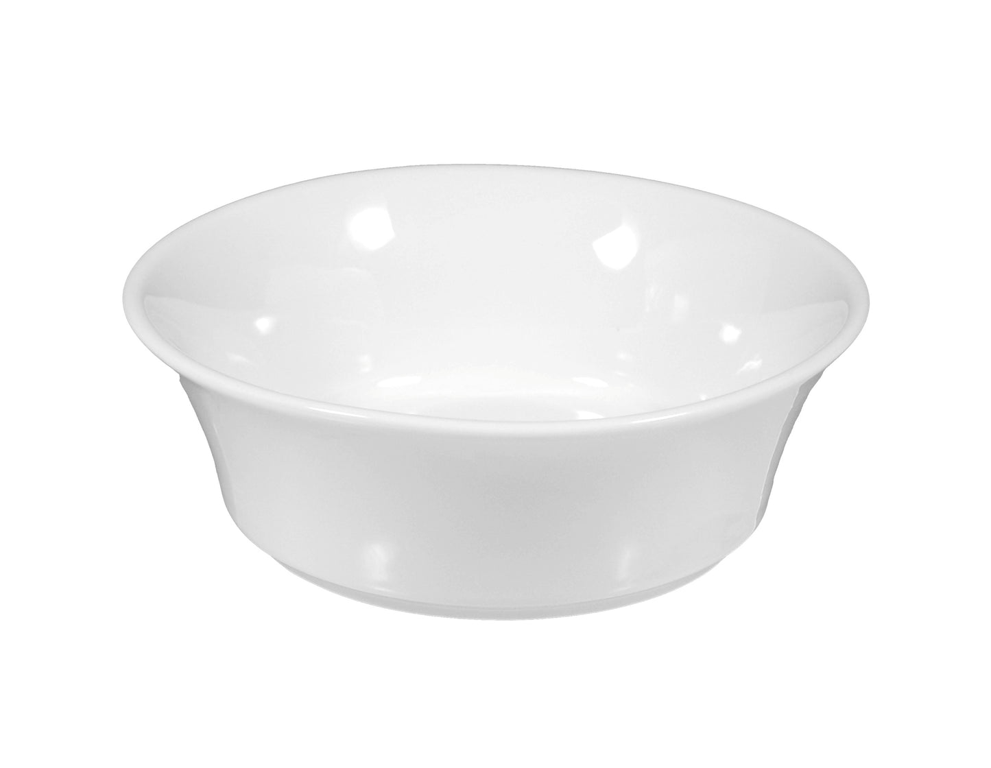 Weiße Porzellanschale, Gastronomiebedarf.