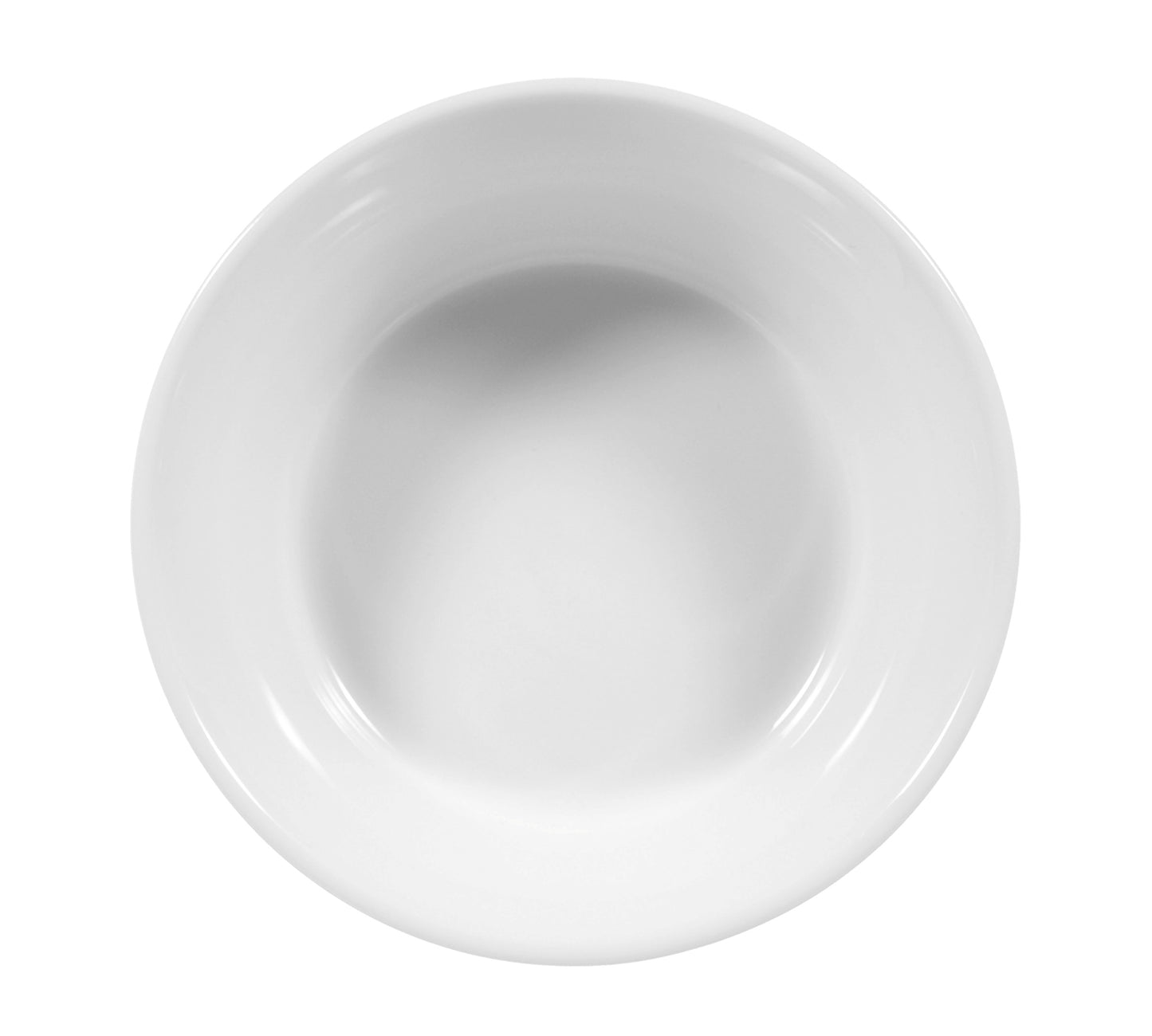 Weiße Porzellanschale, Gastronomiebedarf.