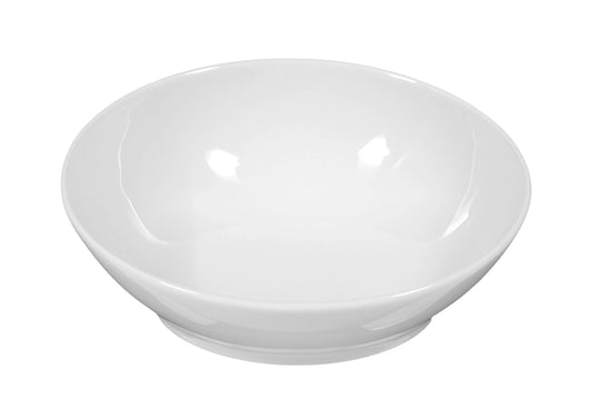 Weiße Schale, Gastronomie-Geschirr, leer