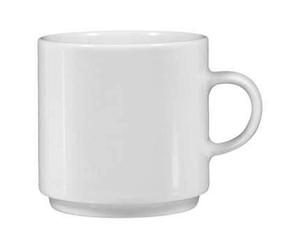 Weiße Kaffeetasse für Gastronomie