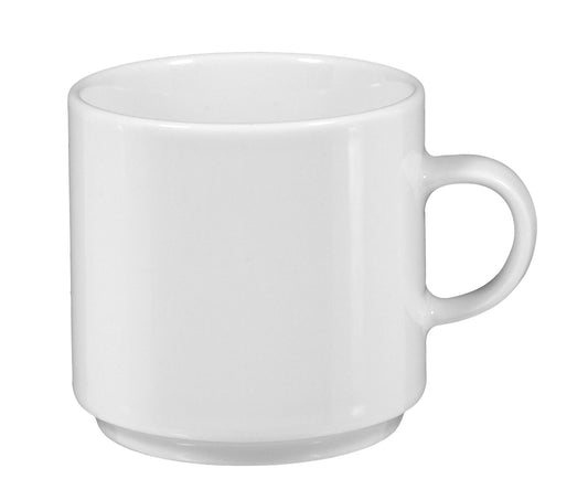 Weiße Kaffeetasse für Gastronomie
