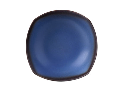 Moderne Schale, blau-weiß, Gastronomie.