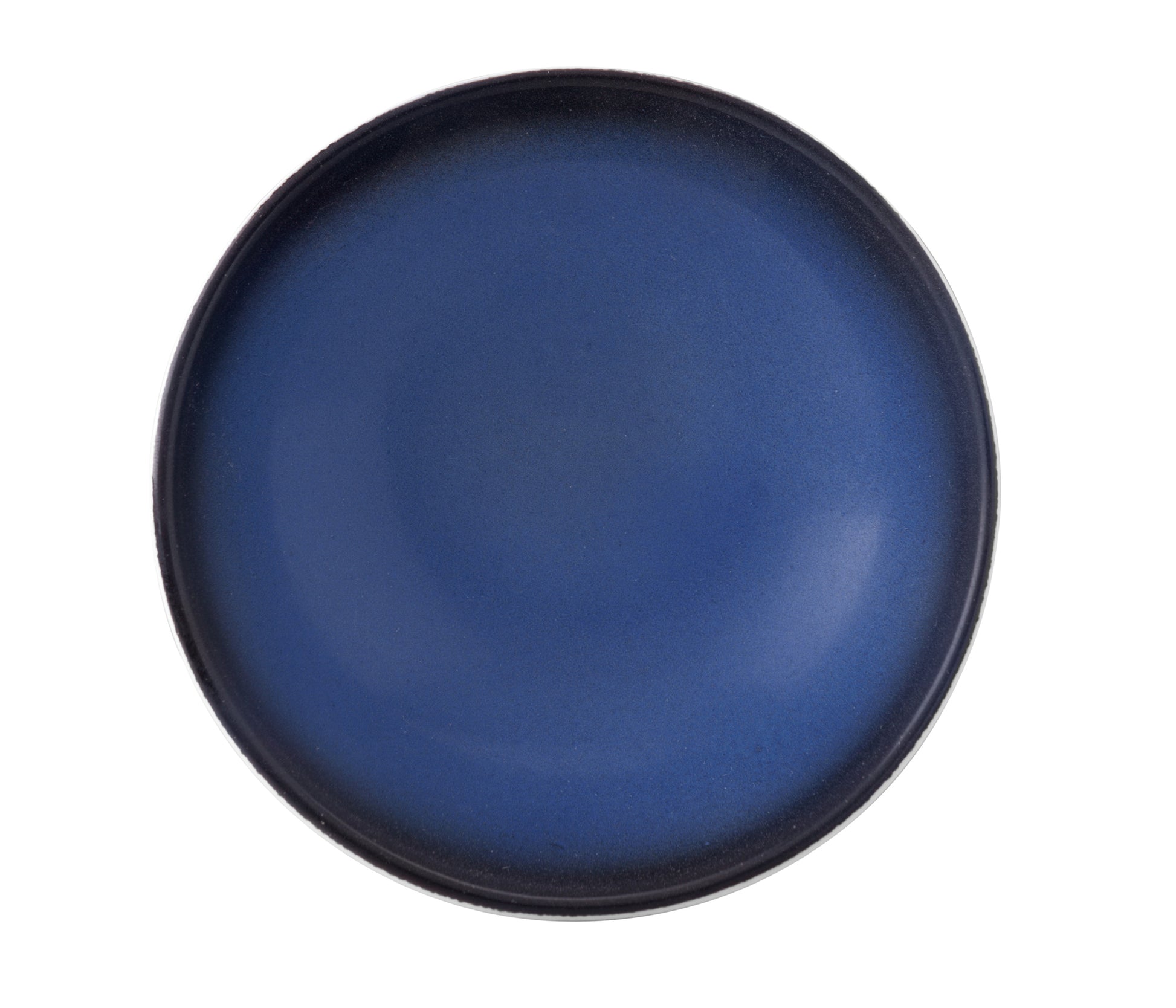 Moderne, blaue Schale für Gastronomie