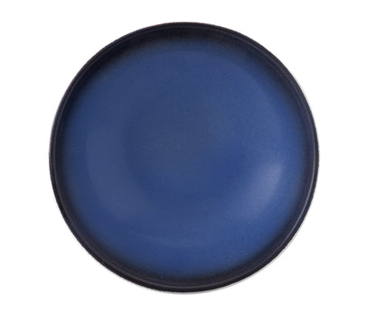 Moderne, blaue Schale für Gastronomie