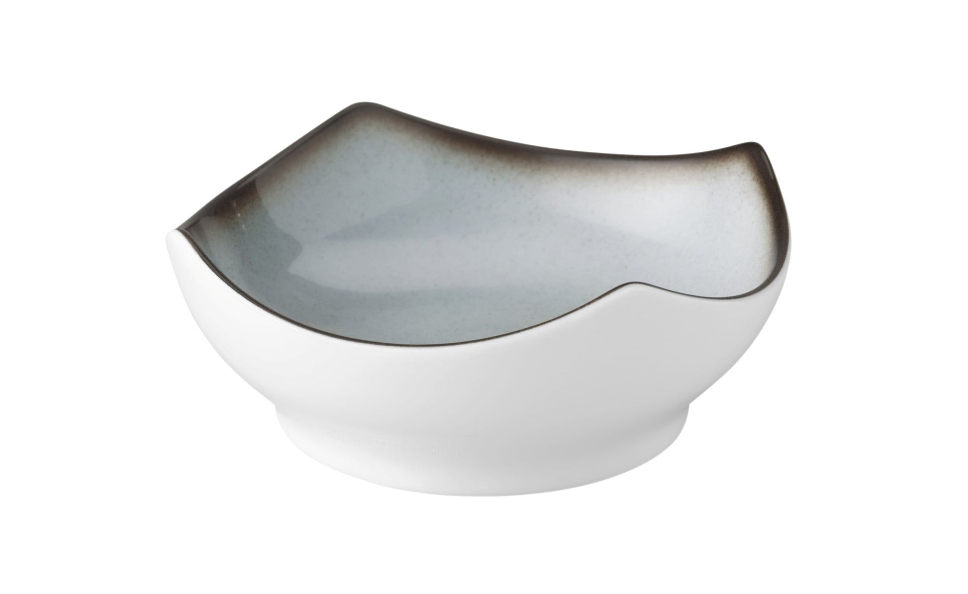 Moderne Schale aus Porzellan, leer