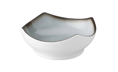 Moderne Schale aus Porzellan, leer