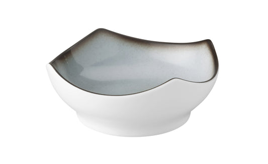 Moderne Schale aus Porzellan, leer